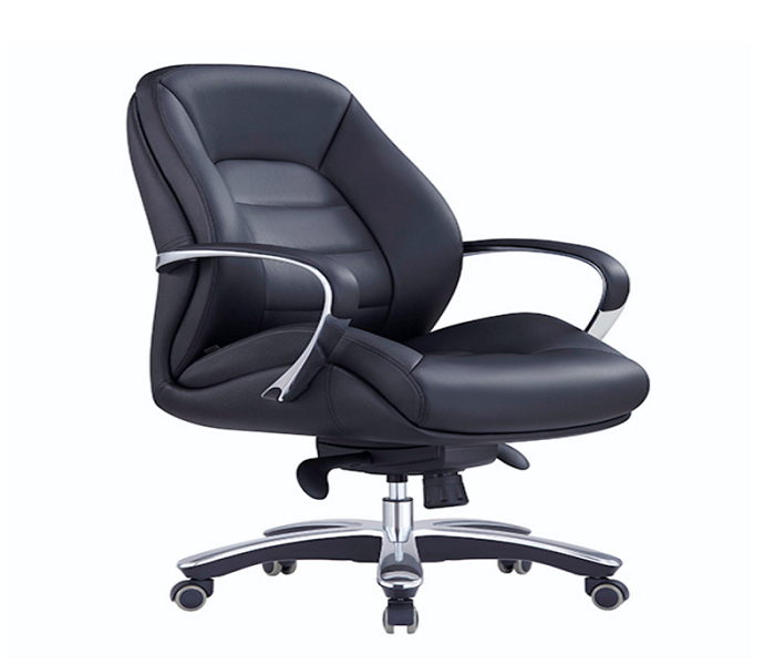 Magnum Italian Black Leather Executive Office Chair