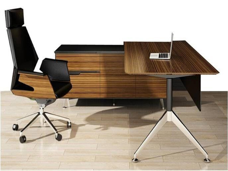 Novara Designer Executive Corner Office Desk with Lockable Storage