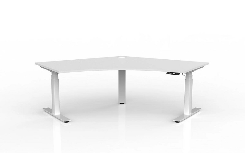 Nimble Electric Stand Up 120° Corner Desk