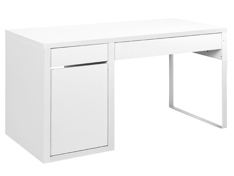 Artiss Home Office Metal Desk With Storage Cabinets - White