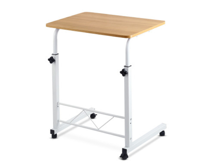 Portable Light Wood Height Adjustable Laptop Stand Desk